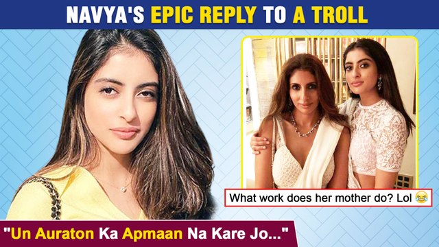 Big B's Granddaughter Navya Naveli Nanda ANGRY REACTION | Slams A User For Targeting Shweta Bachchan