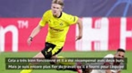 8es - Terzic : "Encore plus fier du travail fourni par Haaland pour l'équipe"