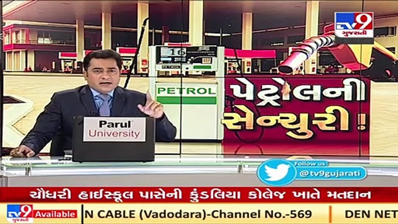 Fuel on fire! Petrol breaches Rs 100_litre mark _ TV9News