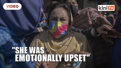 We had to comfort her, Rosmah was upset and distressed, says lawyer