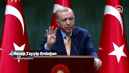 Cumhurbaşkanı Erdoğan: "Mart başı itibarıyla kademeli normalleşme sürecini başlatıyoruz"