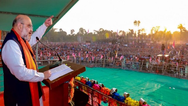 Amit Shah in Bengal, to launch BJP's Parivartan Yatra