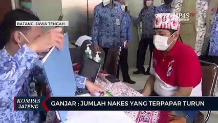 Ganjar : jumlah nakes yang terpapar turun