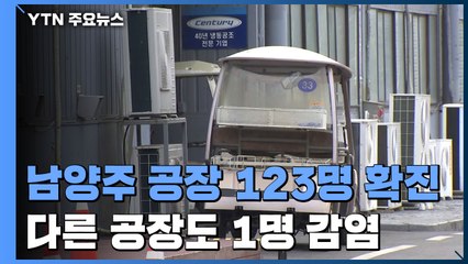 남양주 공장 확진 123명으로 늘어...다른 공장에서도 1명 감염 / YTN