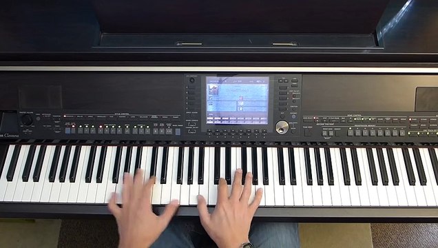 Down to the River to Pray - piano instrumental hymn with lyrics