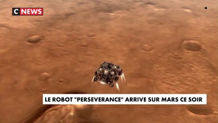 Le robot Perseverance arrive sur Mars ce soir