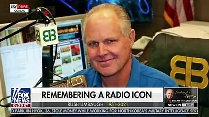 Conservative broadcasting icon Rush Limbaugh dies, aged 70