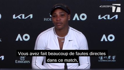 Serena Williams fond en larmes en conférence de presse