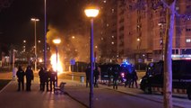 Tensión en Lleida durante la protesta por Pablo Hasel