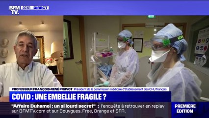 Covid-19: selon le Pr François-René Pruvot, "sur 30 CHU français, plus d'une vingtaine sont contre le reconfinement"