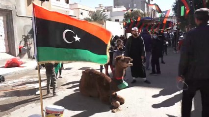 الليبيون يحيون الذكرى العاشرة للثورة تحت شعار "من الثورة إلى الدولة"