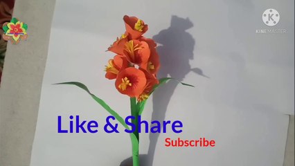 Beautiful flower craft/DIY projects/DIY/DIY paper flowers making/DIY paper crafts/DIY flowers