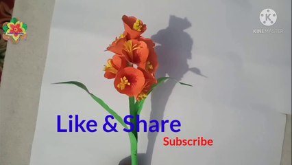 Beautiful Flower Craft/DIY Projects/DIY/DIY Paper Flowers Making/DIY Paper Crafts/DIY Flowers