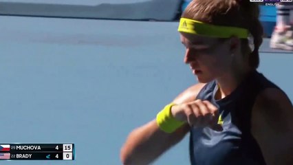 Karolina Muchova vs Jennifer Brady /  AO 2021 / S.F/ Highlights