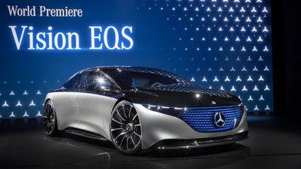Mercedes-Benz Vision EQS, EQV at IAA Frankfurt 2019