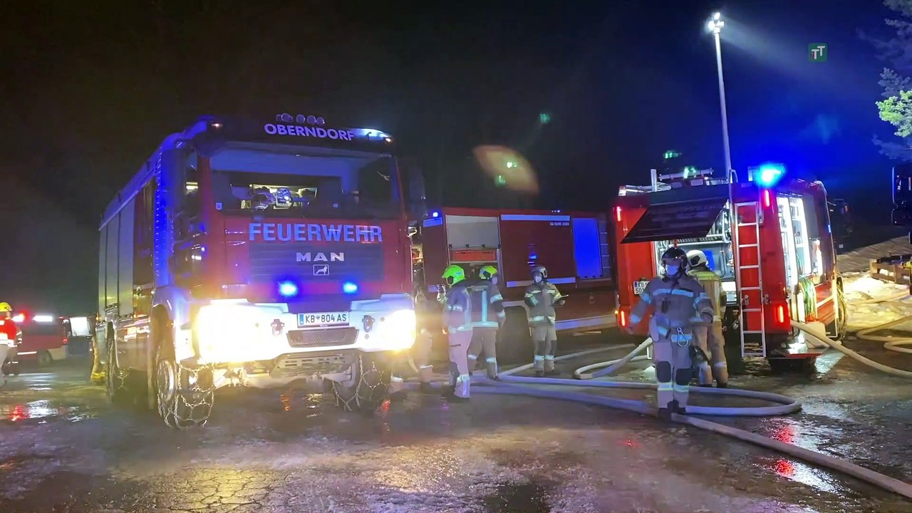 Großbrand in Kirchdorf: Alpengasthof auf die Grundmauern niedergebrannt