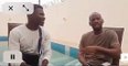 Général Makosso apprend à un blogueur Togolais venu l'interviewer, à faire un live