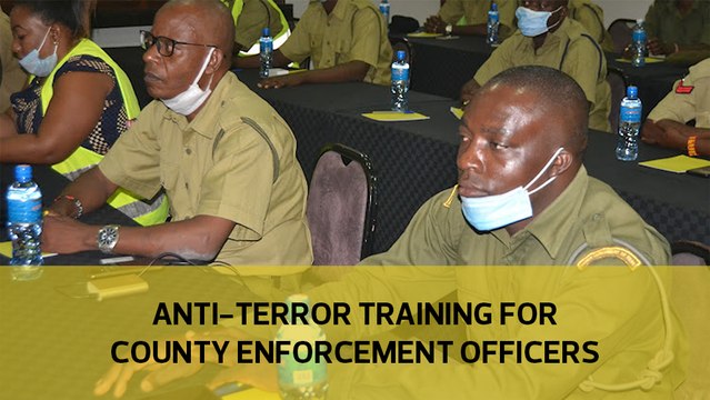 Anti-terror training for county enforcement officers