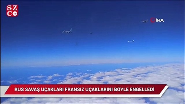Rus savaş uçakları Fransız uçaklarını Karadeniz’de engelledi