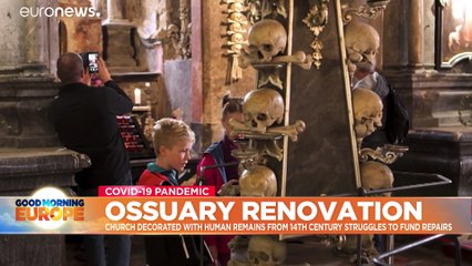 Fund for reconstruction of Czech church down to bare bones as ossuary struggles in face of COVID