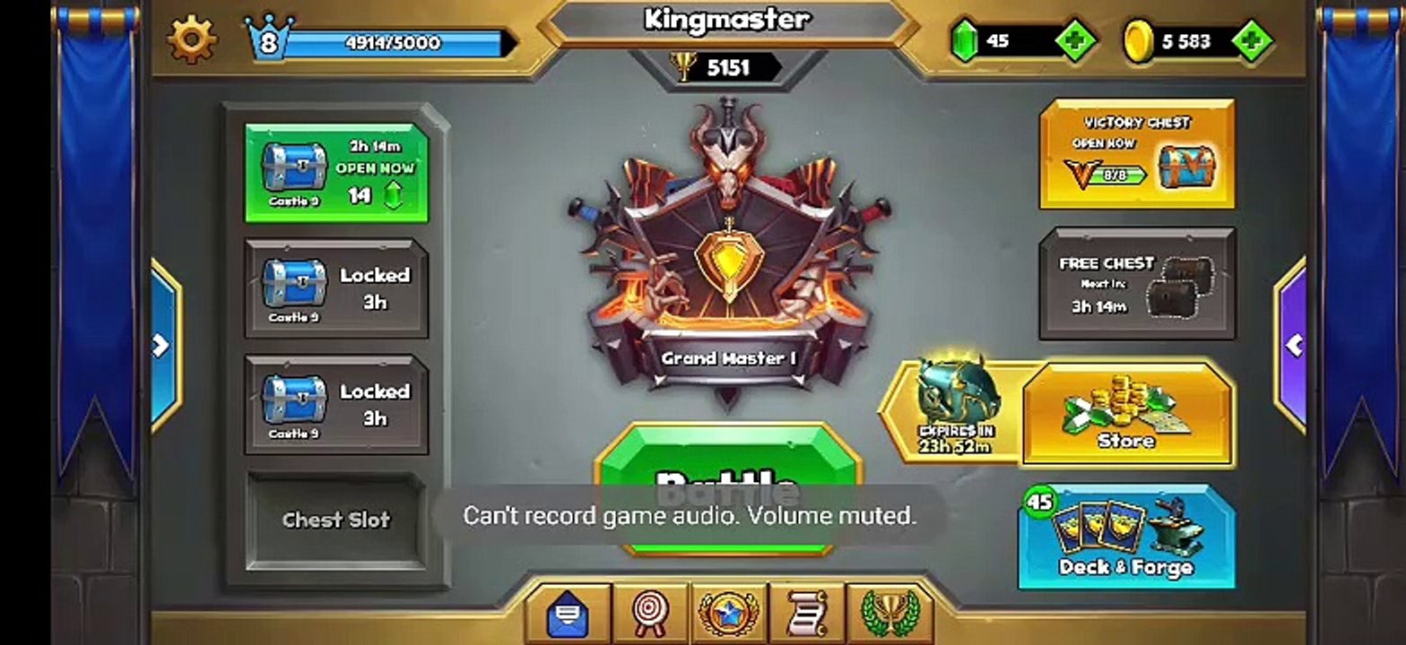 Castle Crush victory chest open