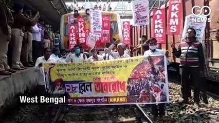#RailRoko: पंजाब, हरियाणा, मध्यप्रदेश, राजस्थान, कर्नाटक और पश्चिम बंगाल में रोकी गई ट्रेनें