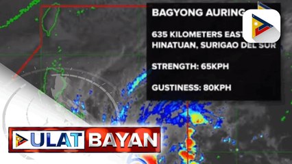 PTV INFO WEATHER: Trough ng bagyong #AuringPH, magpapaulan sa Eastern Visayas, CARAGA Region