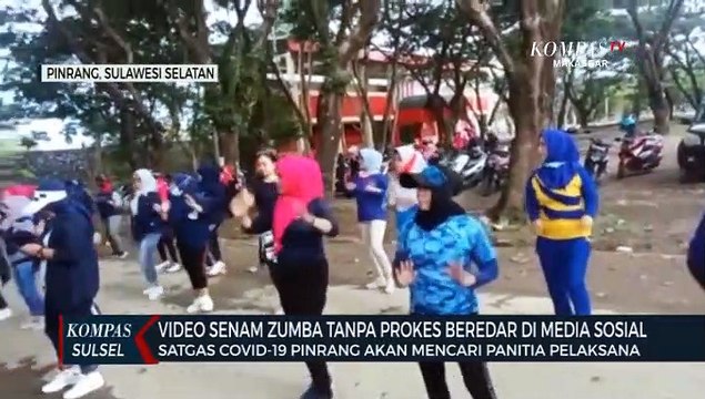 Video Senam Zumba Tanpa Prokes Beredar Satgas Covid-19 Pinrang Akan Mencari Penatia Pelaksana