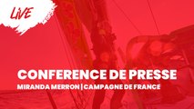 Conférence de presse / Press conference Miranda Merron Vendée Globe 2020-2021