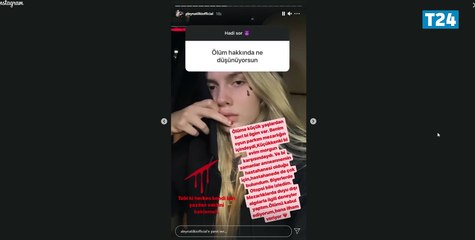 Aleyna Tilki'den "Ölüm hakkında ne düşünüyorsun" sorusuna: Küçük yaştan beri ilgim var