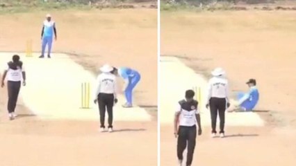 Cricketer Lost Life While Batting, Video Viral క్రికెట్‌ ఆడుతూ పిచ్‌పై తుదిశ్వాస విడిచిన క్రికెటర్‌