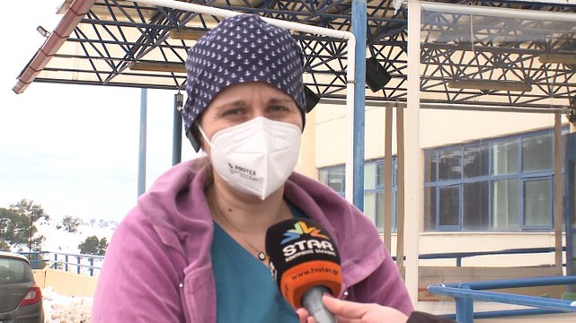 Με όλες τις εφημερίες δούλεψε το νοσοκομείο της Θήβας τις ημέρες του χιονιά
