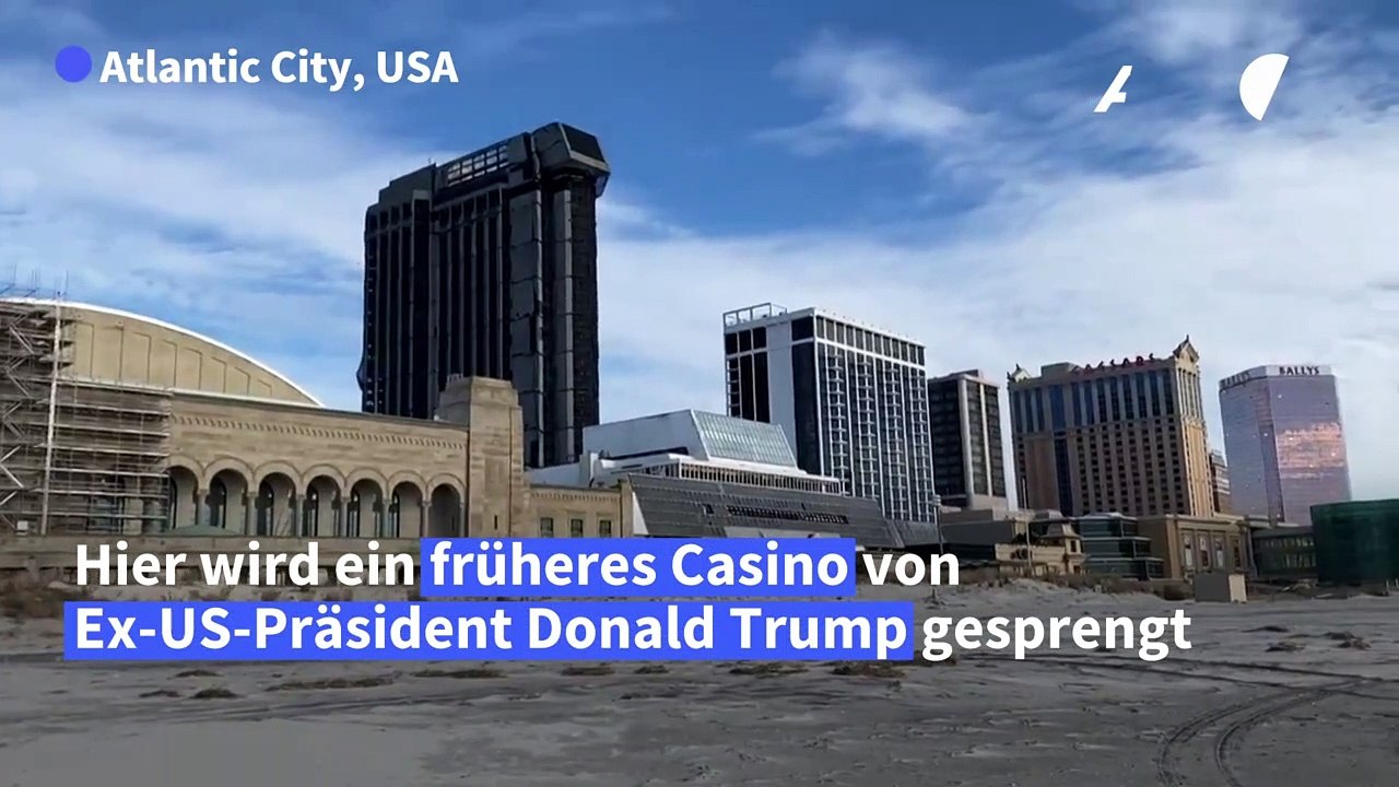 Früheres Trump-Casino in Atlantic City gesprengt