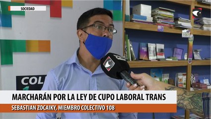 El sábado marcharán por la Ley de cupo laboral trans