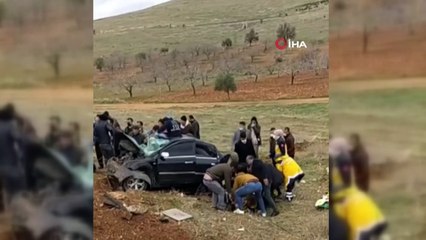 Kontrolden çıkan araç menfeze yuvarlandı: 1 ölü