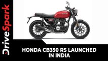 Honda CB350 RS Launched In India | Prices, Specs, Design, Features & All Other Details