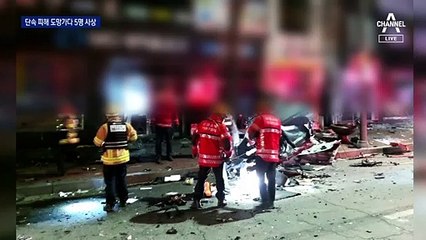 음주단속 피해 달아나다 가로수 들이받고 5명 사상