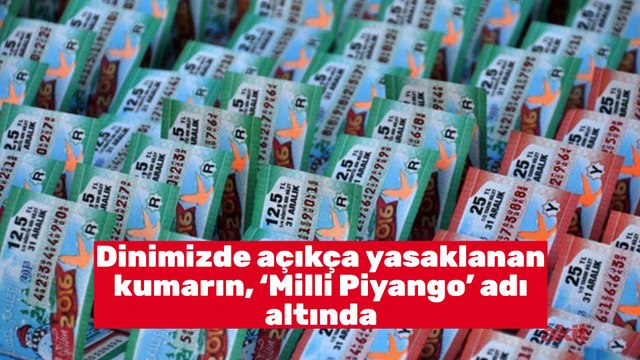 Devlet kumardan elini çeksin