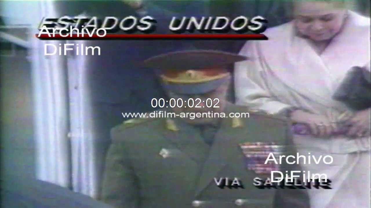 Dimitri Yazov visits the Pentagon in the United States 1989