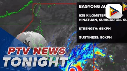 PTV INFO WEATHER: #AuringPH intensifies into a tropical storm