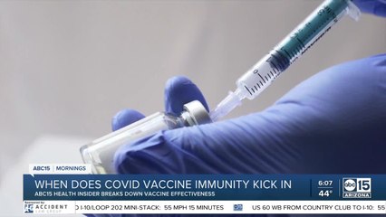 When does COVID-19 vaccine immunity kick in?