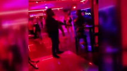 Alanya’da kısıtlamayı hiçe sayıp diskoda eğlendiler