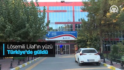 Lösemili Lilaf'ın yüzü Türkiye'de güldü