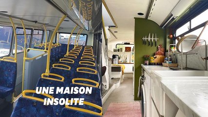 Ce couple a transformé un bus londonien en maison cosy