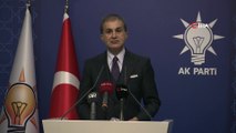 Ak Parti Sözcüsü Ömer Çelik MYK toplantısı sonrası açıklamalarda bulundu