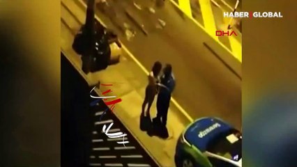 Kısıtlamada sokağa çıkan kadına ceza yerine öpücük