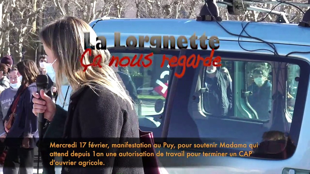 Mercredi 17 février, pour Madama au Puy-en-Velay, intervention de l'intersyndicale des enseignants de Haute-Loire