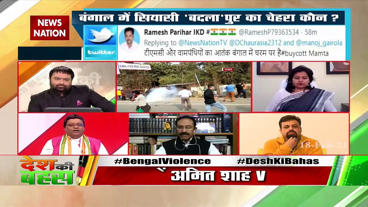 Desh Ki Bahas : Amit Shah has insulted Ma Ganga today