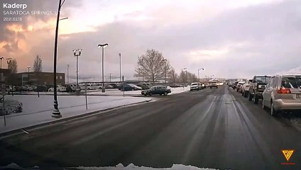 Dashcam Drivers, Slip and slide 2021.02.16 — SARATOGA SPRINGS, UT