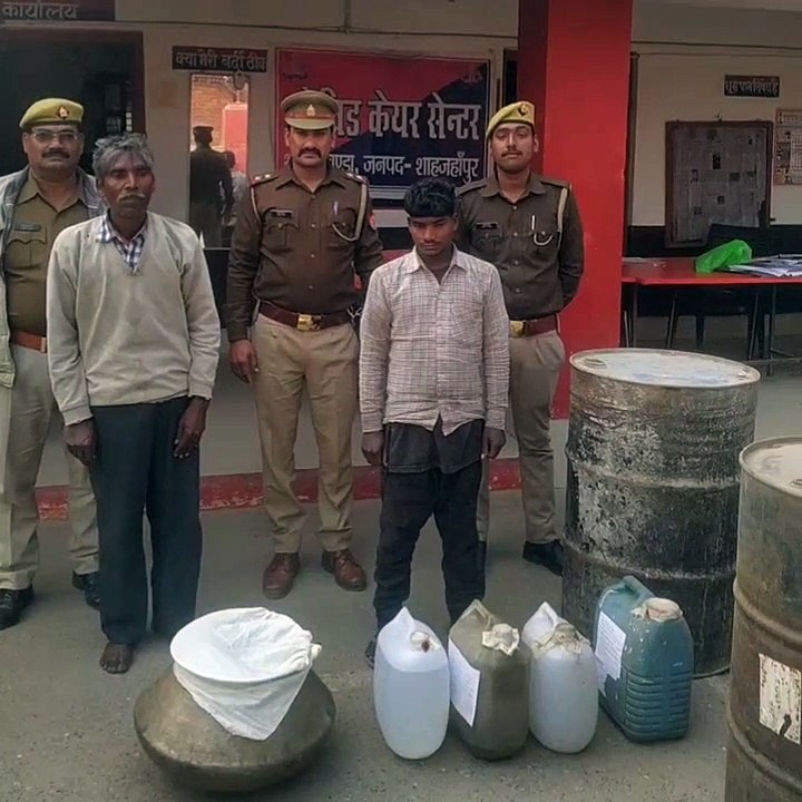 शाहजहांपुर : पुलिस द्वारा 50 अभियुक्तों को किया...